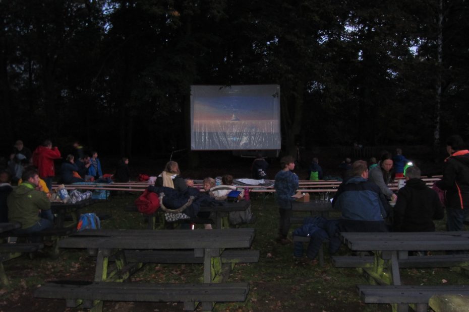 Film in het bos