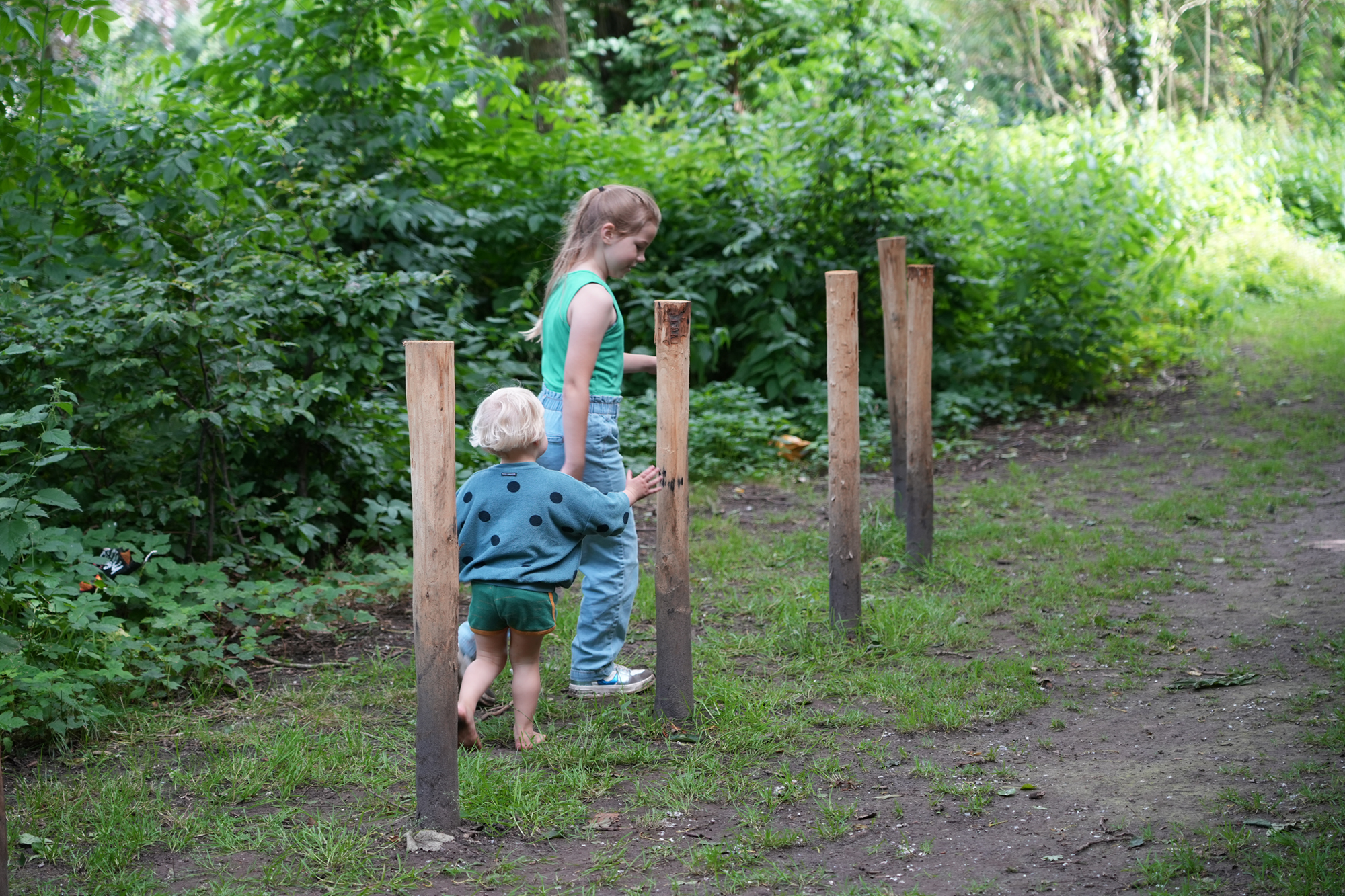 kinderen op multimovepad