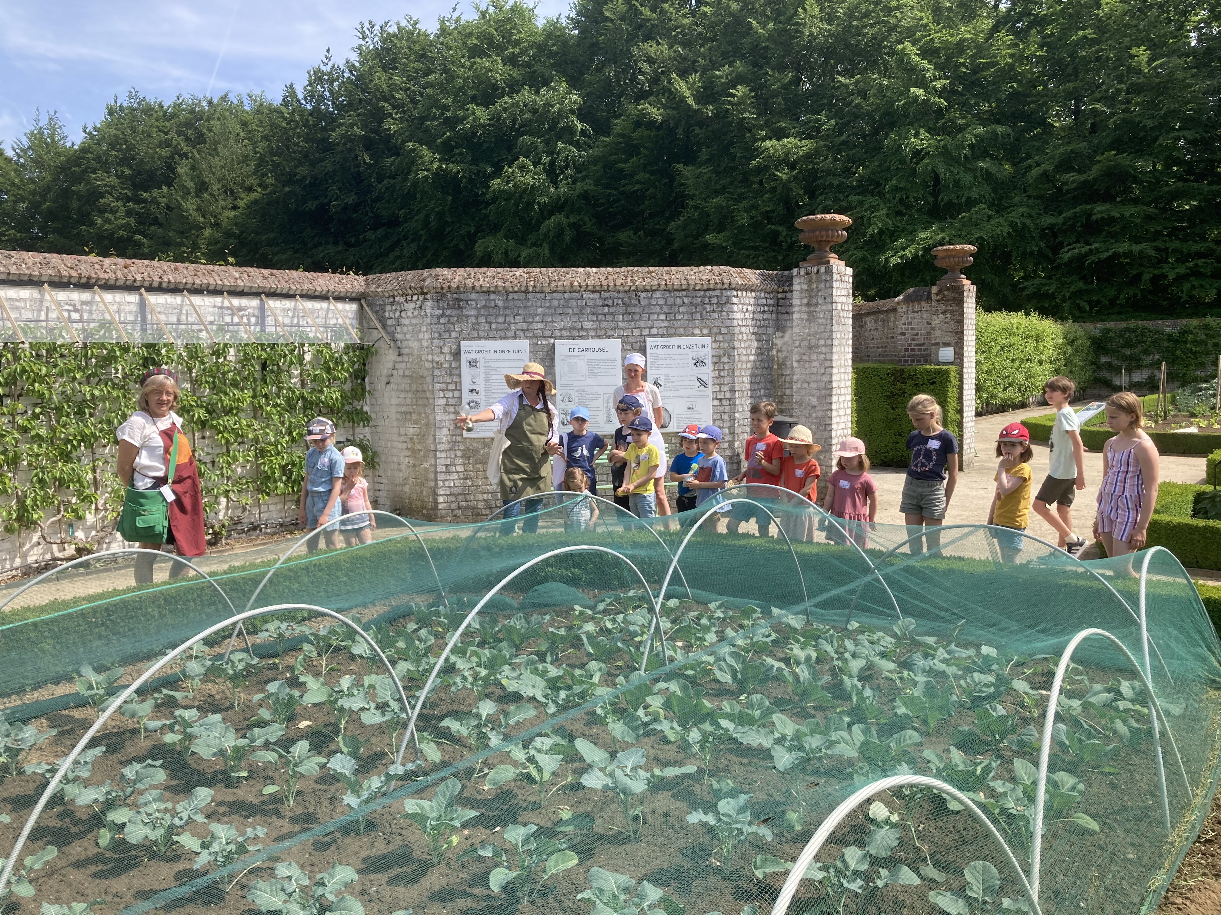 Kinderen in de Museumtuin