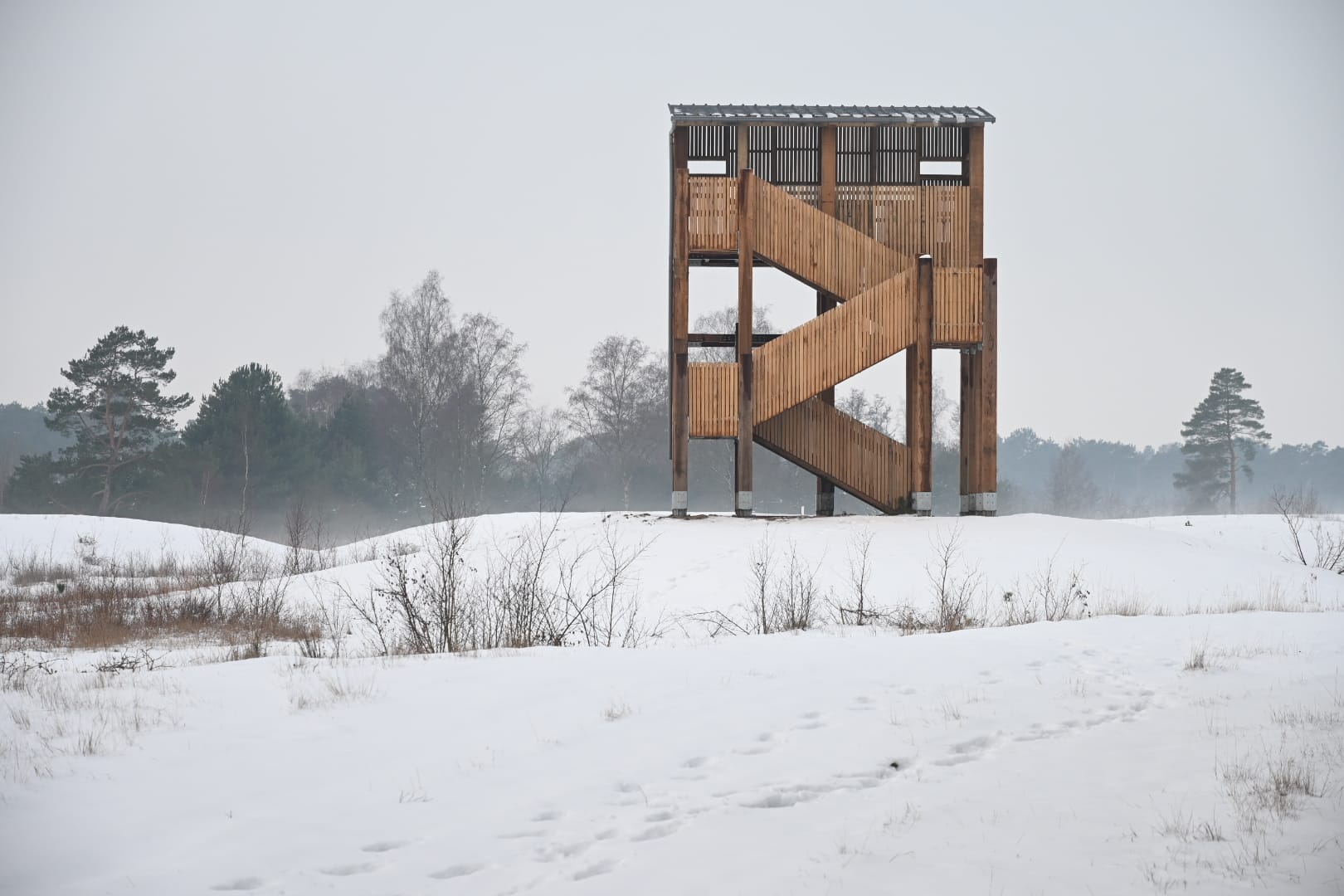 Kijktoren in Eksterheide